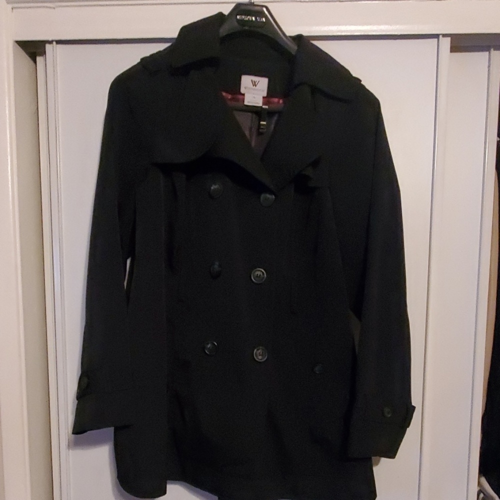 Black Worthington trench coat